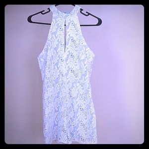 White Lace Romper